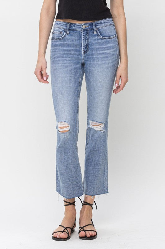 Mid Rise Kick Flare Jeans - Southern Obsession Co. 