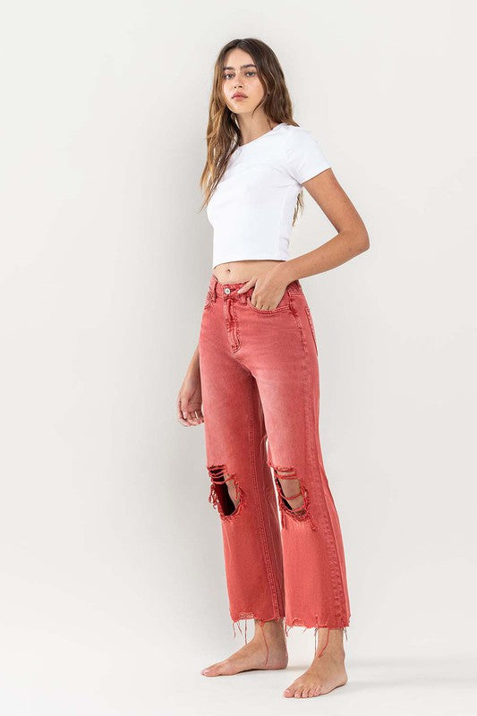 90s Vintage Crop Flare Jeans - Southern Obsession Co. 