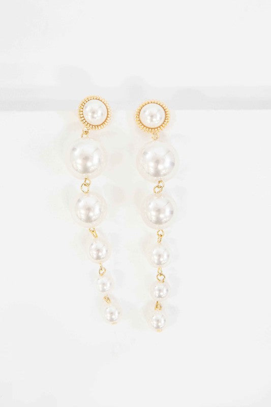 Sun Pearl Dangle Earrings - Southern Obsession Co. 