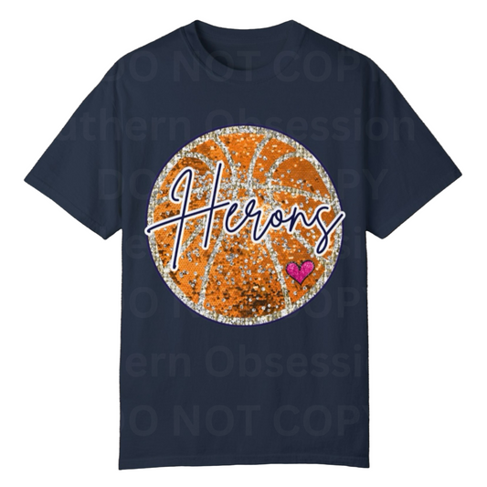Heron Basketball Tee