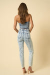 HIGH RISE SLIM TAPERED JEANS - Southern Obsession Co. 