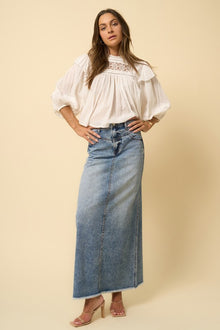  HIGH RISE FLARED MAXI SKIRT - Southern Obsession Co. 
