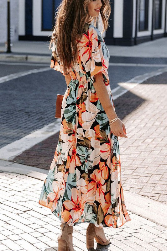 Floral midi dress - Southern Obsession Co. 