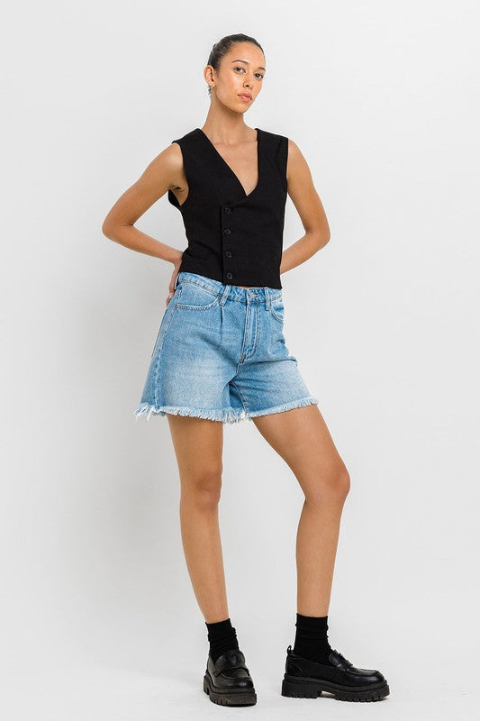 Super High Rise Pleats Shorts - Southern Obsession Co. 