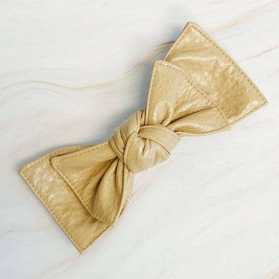 Patent Double Bow Hair Clip - Southern Obsession Co. 