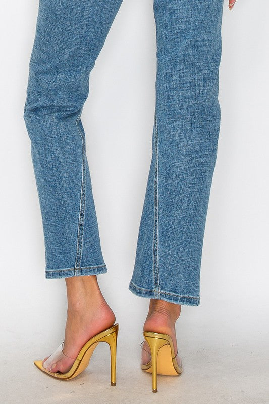 TUMMY CONTROL HIGH RISE JEANS - Southern Obsession Co. 