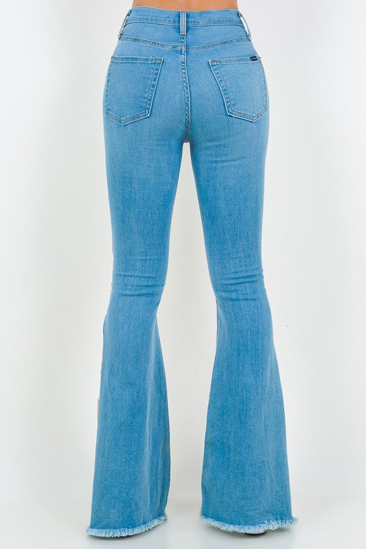 Rodeo Bell Bottom Jean in Light Denim - Southern Obsession Co. 
