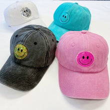  Sequin Patch Happy Ball Cap - Southern Obsession Co. 