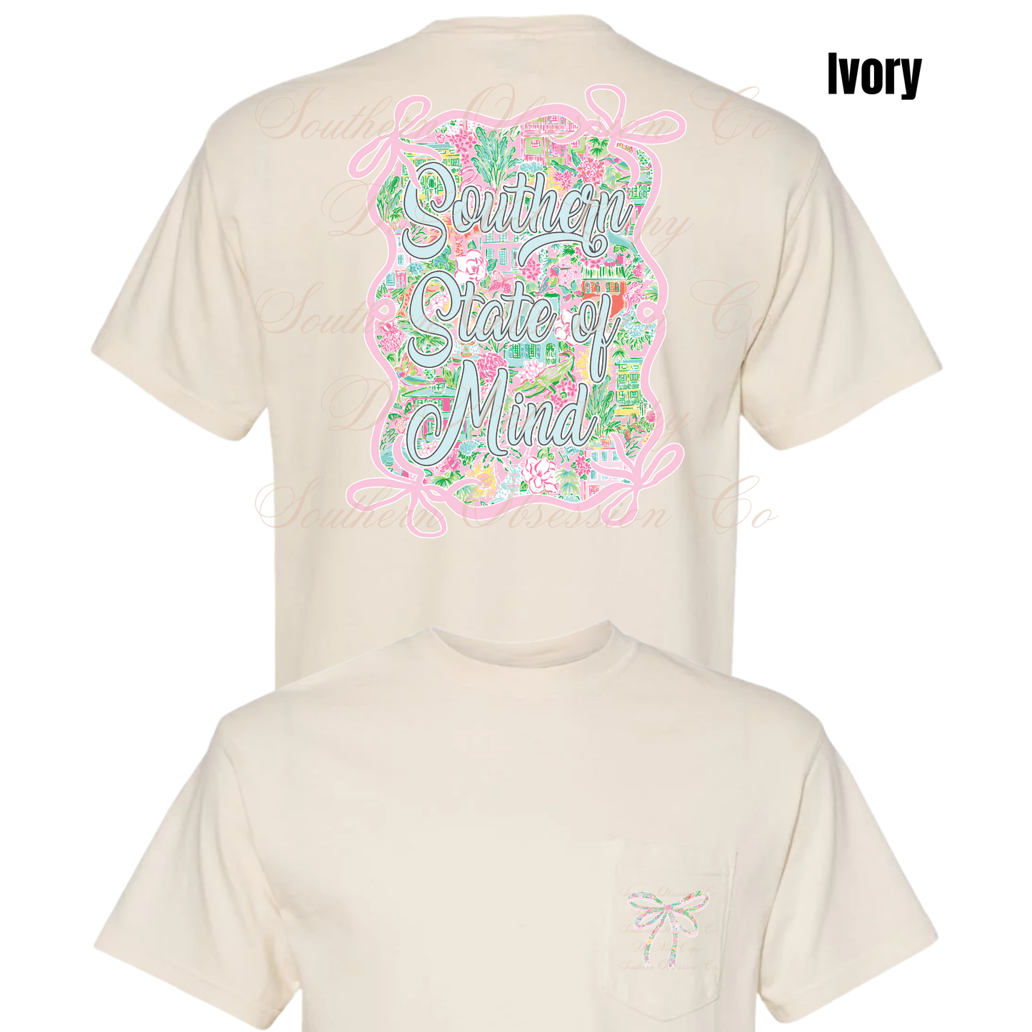 Pink Southern State Of Mind Tee