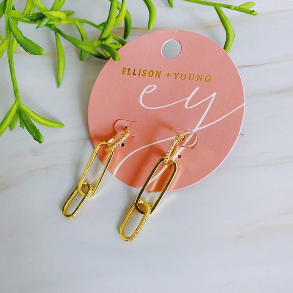 Blink Link Drop Earrings - Southern Obsession Co. 