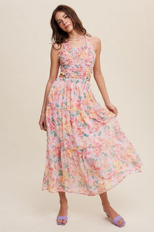  Floral Two-Piece Style Maxi Dress - Southern Obsession Co. 