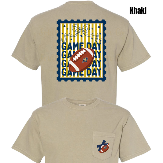 Blue & Gold Game Day Tee