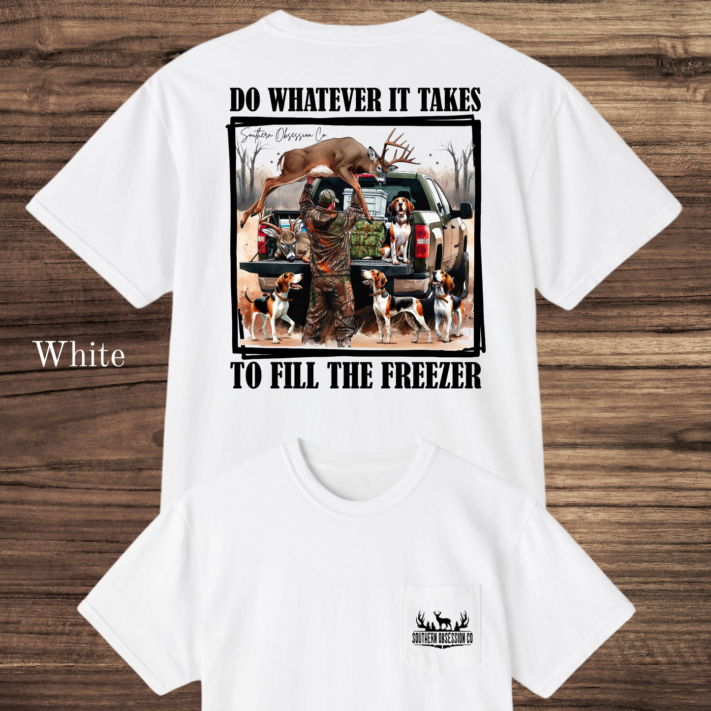 Fill The Freezer Black Tee