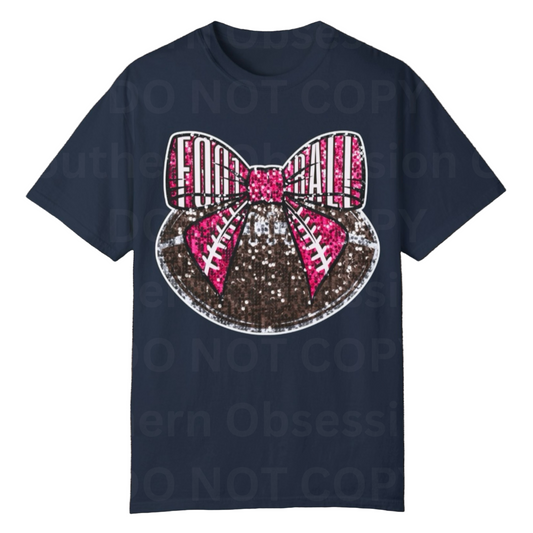 Pink Bow Football