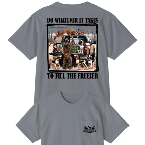 Fill The Freezer Black Tee