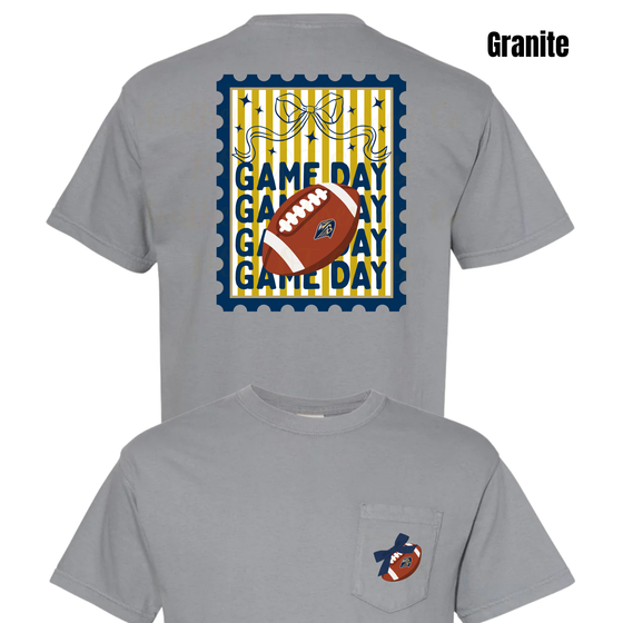 Blue & Gold Game Day Tee