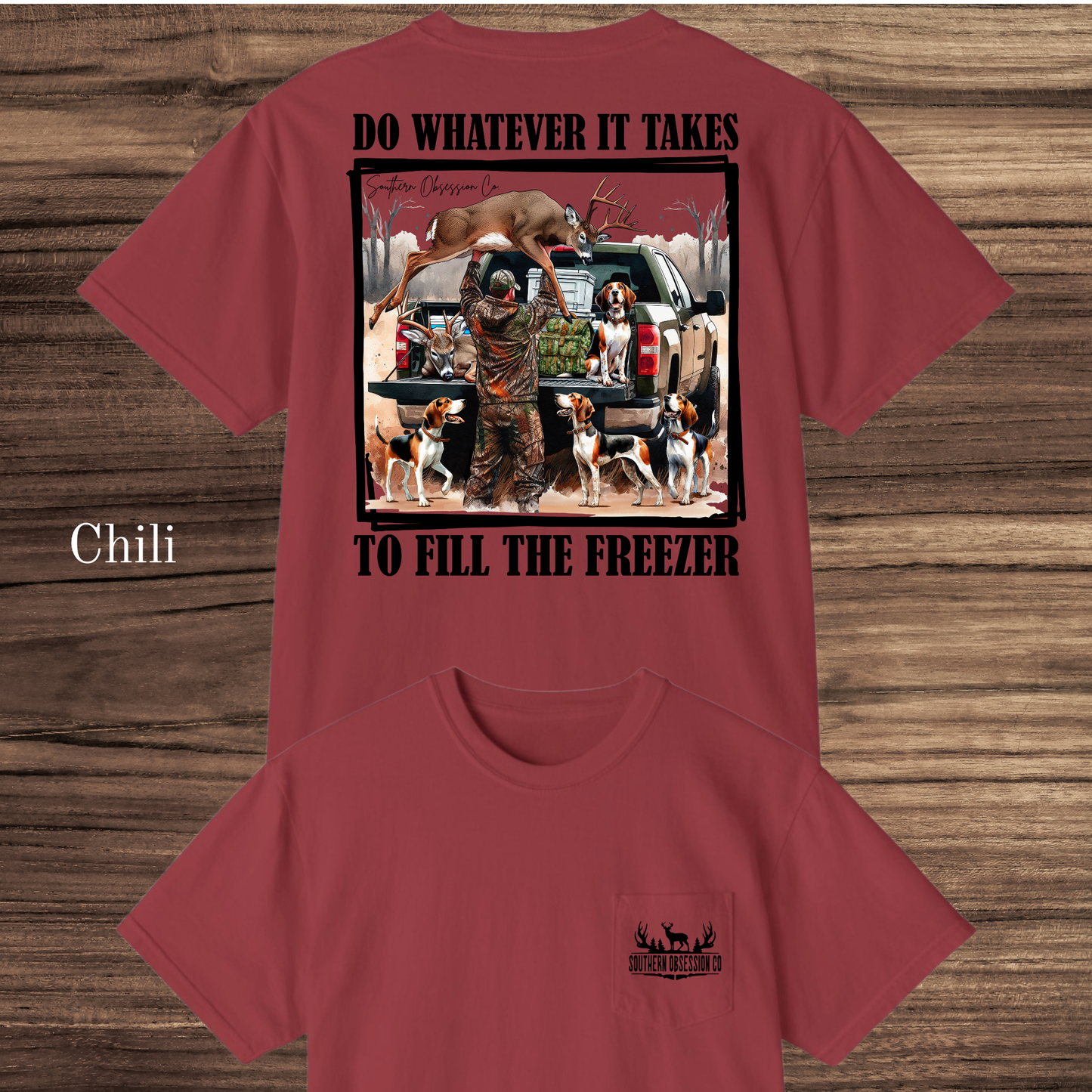 Fill The Freezer Black Tee