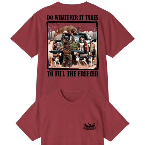 Fill The Freezer Black Tee