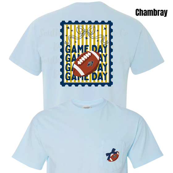 Blue & Gold Game Day Tee