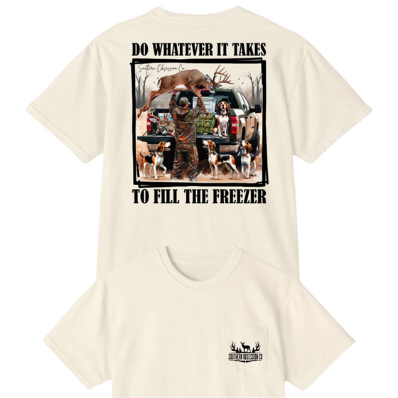 Fill The Freezer Black Tee