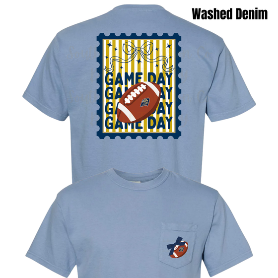 Blue & Gold Game Day Tee