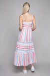 Striped Ruffle Dress - Southern Obsession Co. 