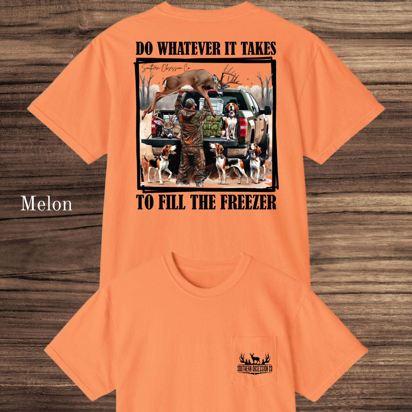 Fill The Freezer Black Tee