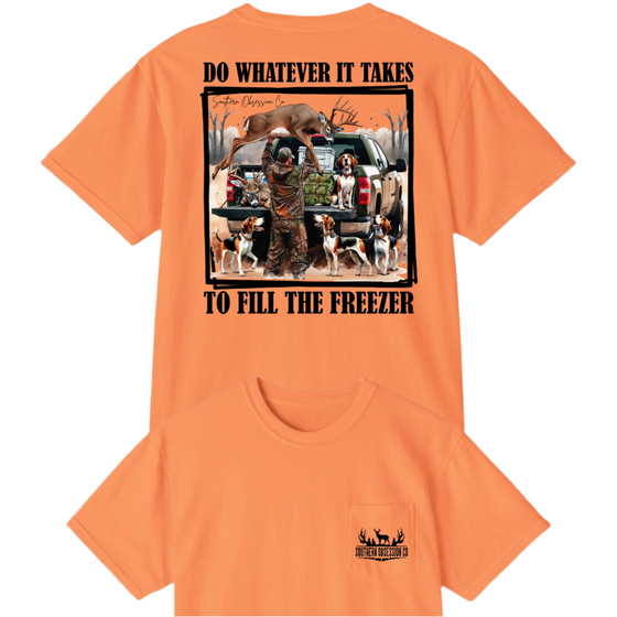 Fill The Freezer Black Tee
