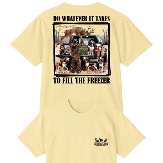 Fill The Freezer Black Tee