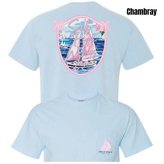 Sails High Worries Low Tee 2