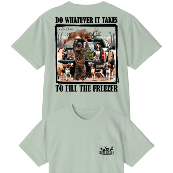 Fill The Freezer Black Tee