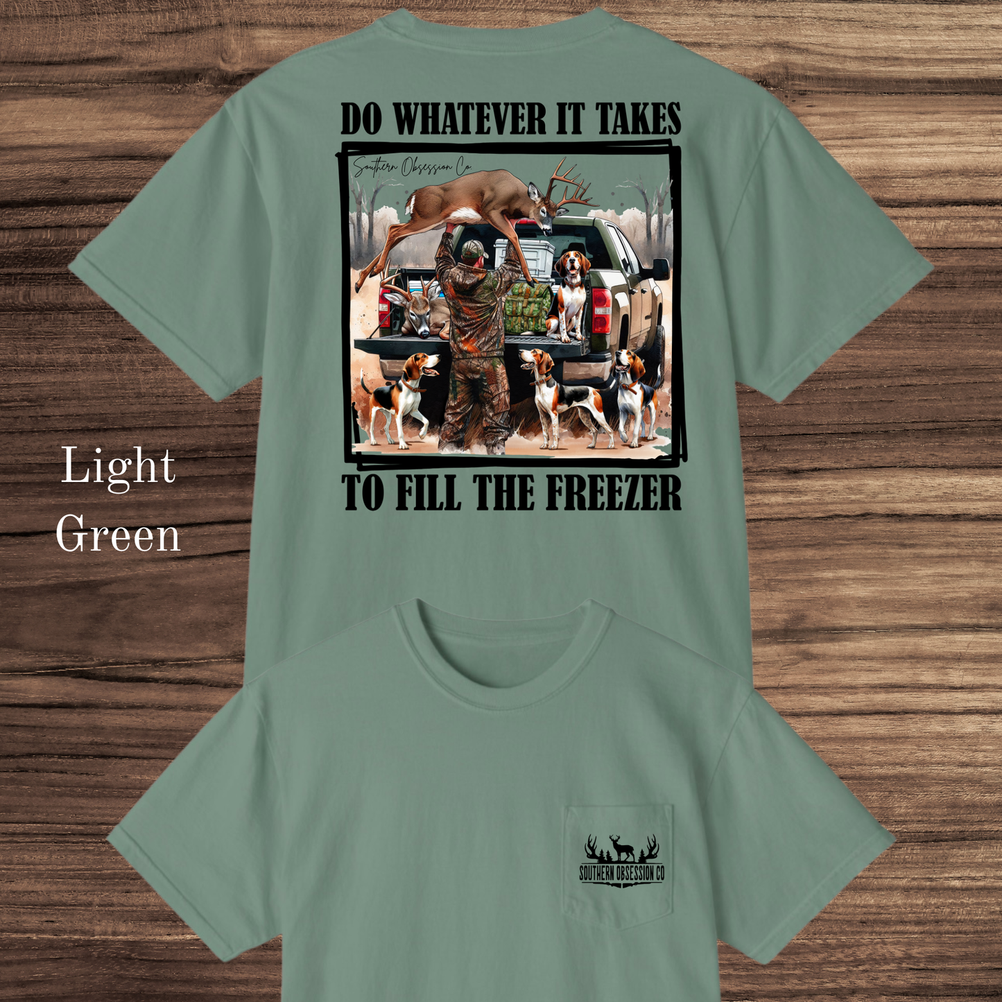 Fill The Freezer Black Tee