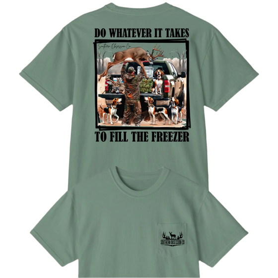 Fill The Freezer Black Tee