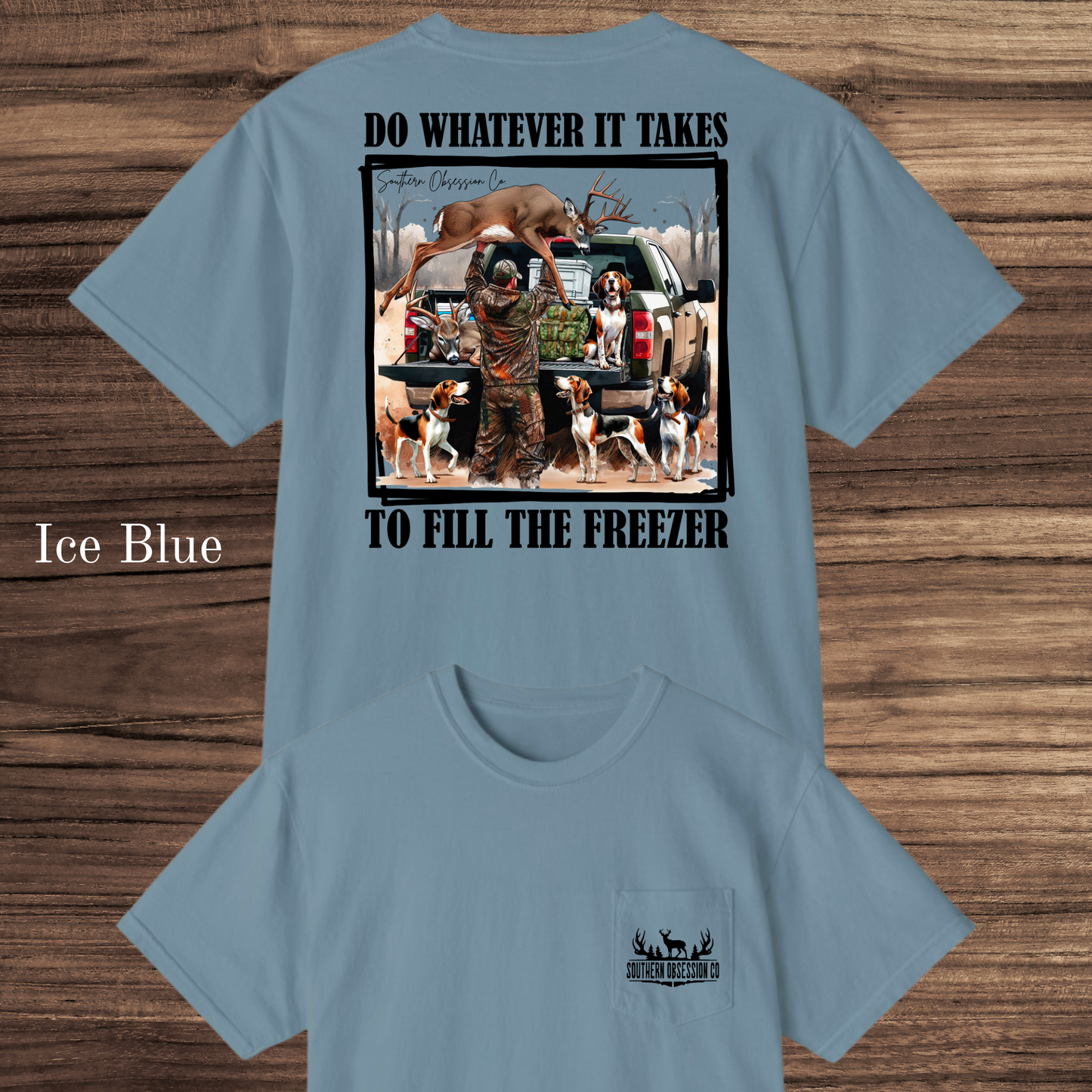 Fill The Freezer Black Tee