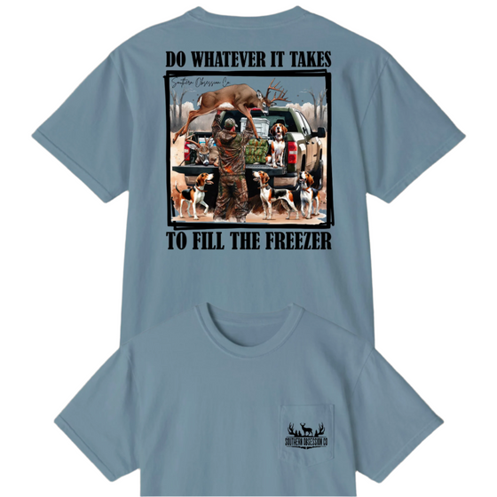 Fill The Freezer Black Tee