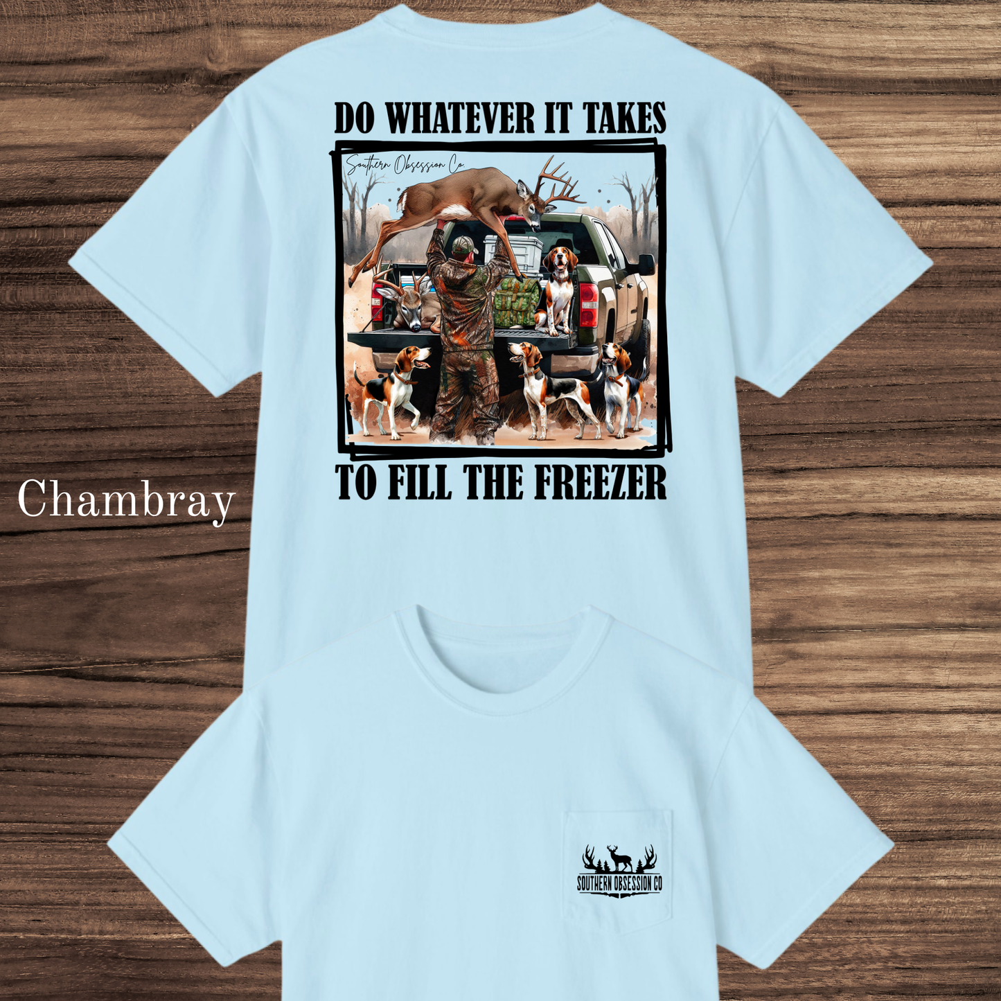 Fill The Freezer Black Tee