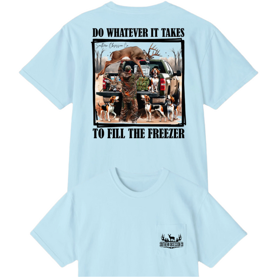 Fill The Freezer Black Tee