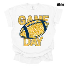  Gold Sparkly Game Day Tee