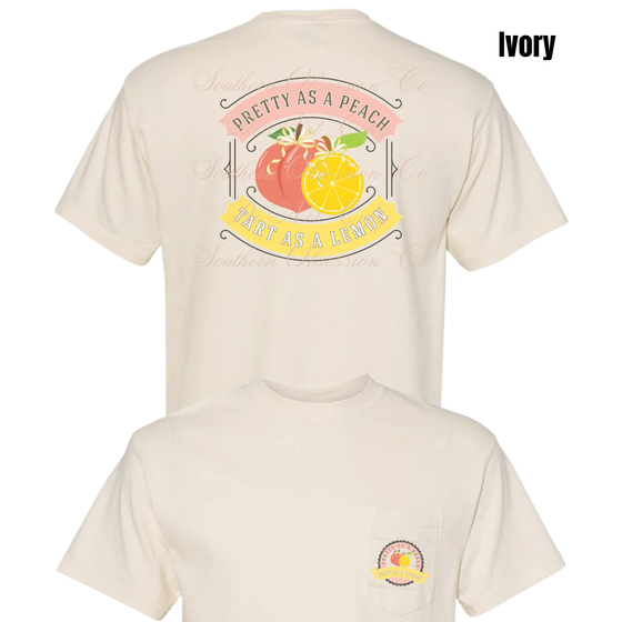 Pretty As A Peach Tee 2