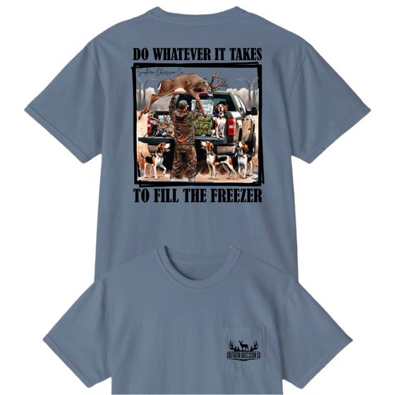 Fill The Freezer Black Tee