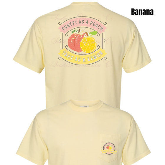 Pretty As A Peach Tee 2