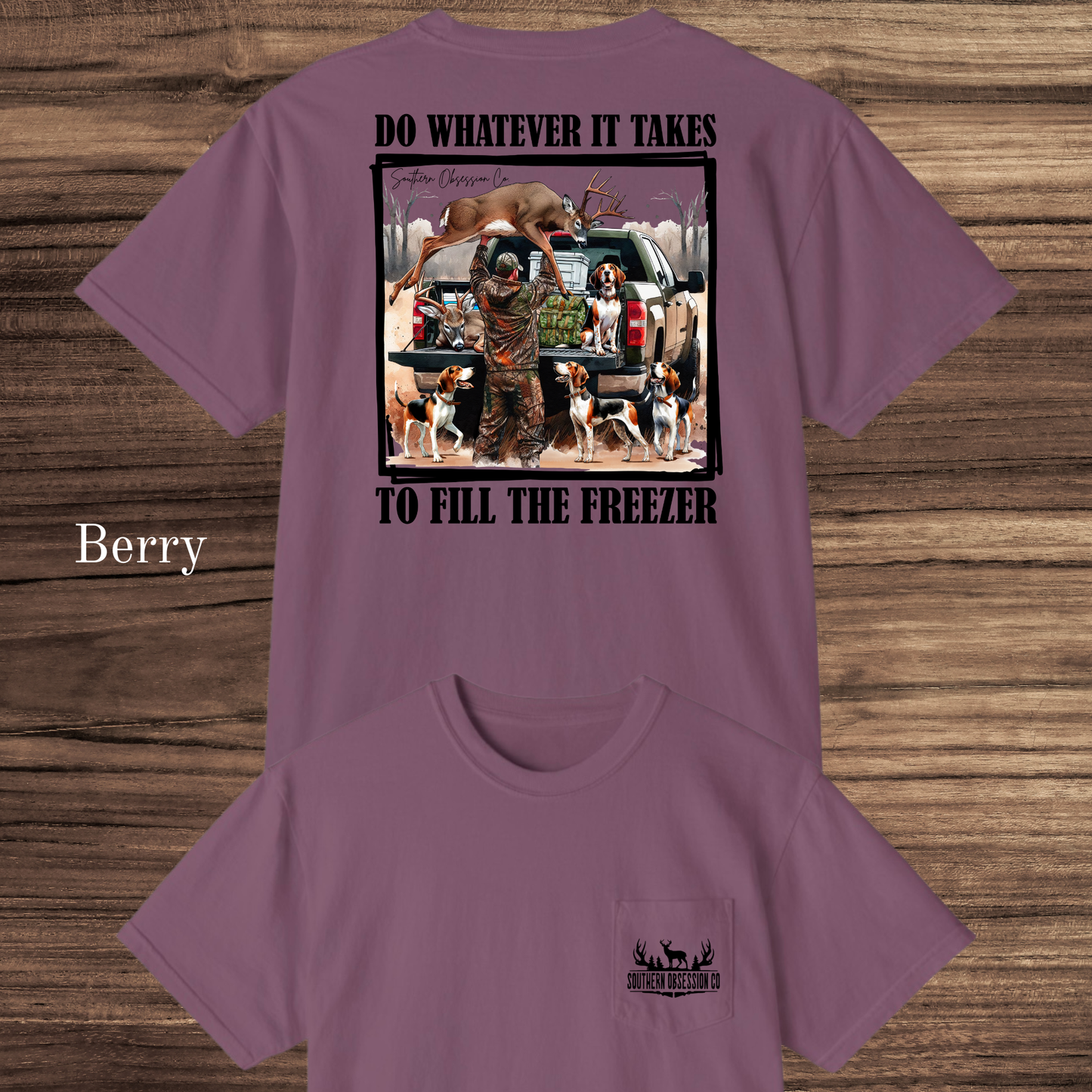 Fill The Freezer Black Tee