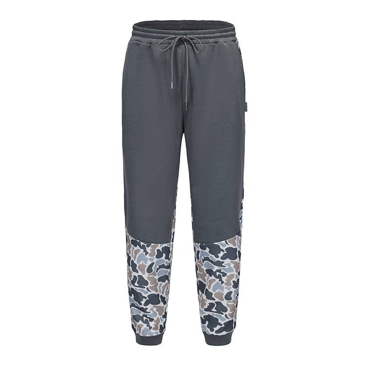 Fleece Joggers - Smoke Camo