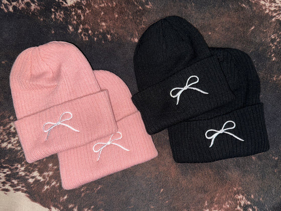 Bow Emb Beanie