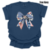 Trendy American Bow Tee