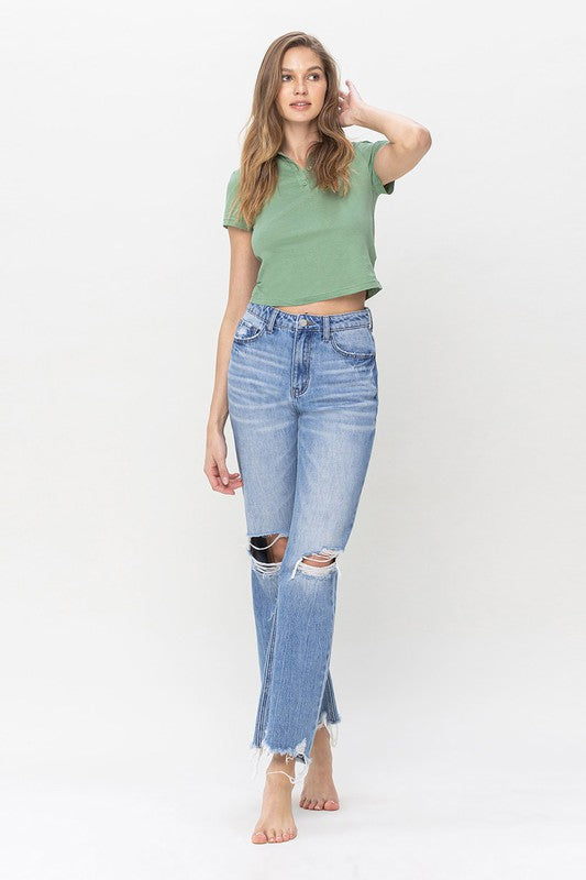 90's Vintage Super High Rise Flare Jeans - Southern Obsession Co. 