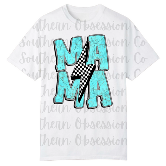 Mama Checkered Tee