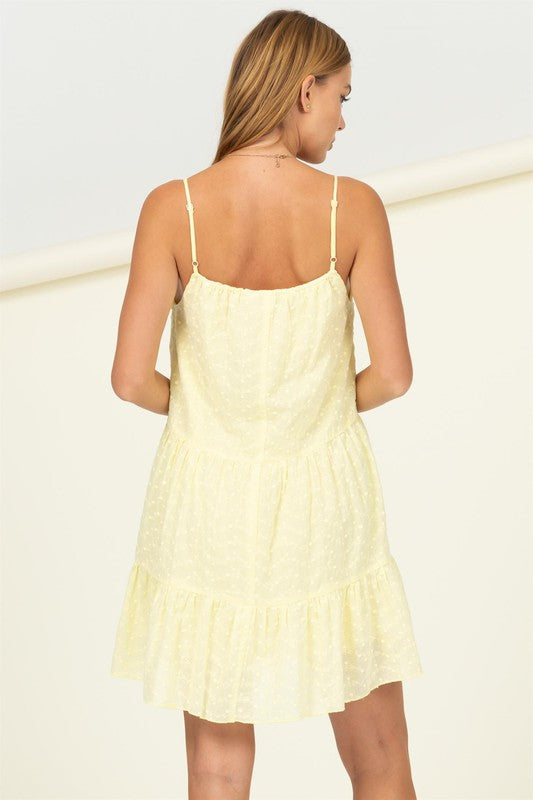 Eyelet Tiered Cami Dress - Southern Obsession Co. 