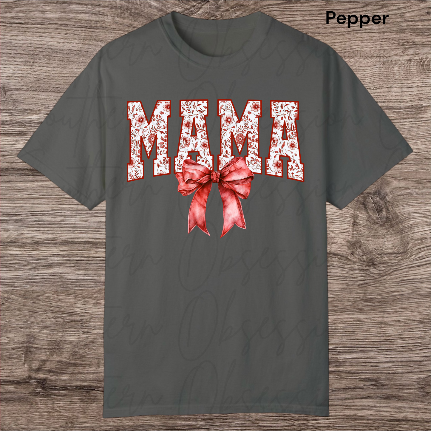 Red Mama Bow Tee