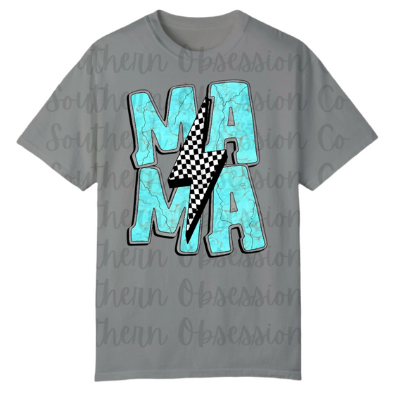 Mama Checkered Tee
